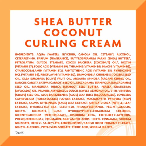 Cantu® Shea Butter Coconut Curling Cream Perspective: top