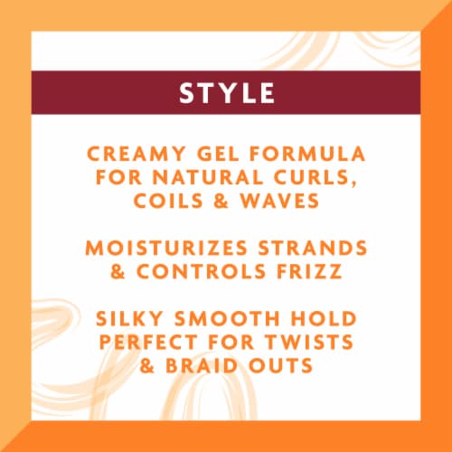 Cantu® Shea Butter Moisturizing Twist and Lock Gel for Natural Hair Perspective: top