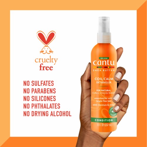 Cantu® Shea Butter Natural Hair Coil Calm Detangler Perspective: top