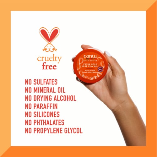 Cantu Shea Butter Extra Hold Edge Stay Gel Perspective: top