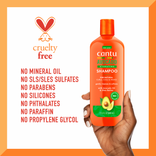 Cantu® Avocado Hydrating Shampoo Perspective: top