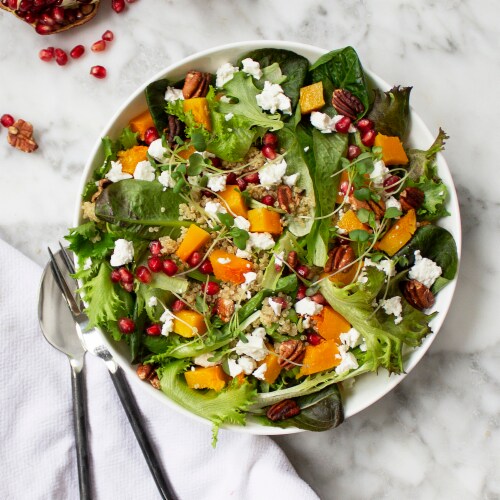 80 Acres Farms™ RHINE Salad Blend Mix with Microgreens Perspective: top