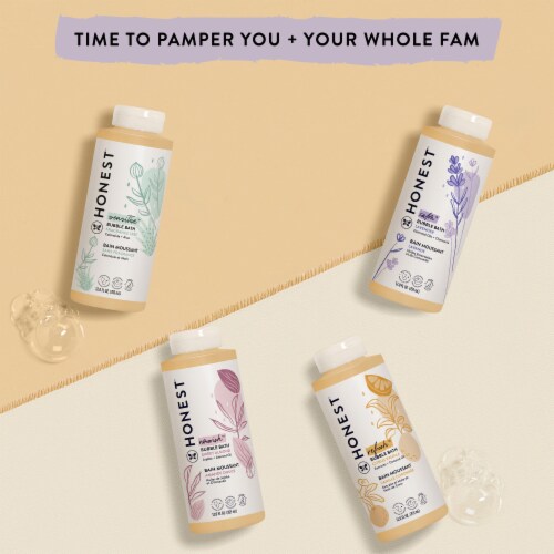 The Honest Company Calm Lavender Bubble Bath Perspective: top