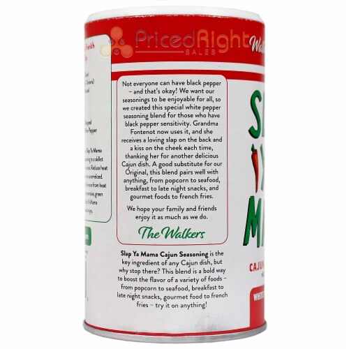 Slap Ya Mama® White Pepper Blend Seasoning Perspective: top