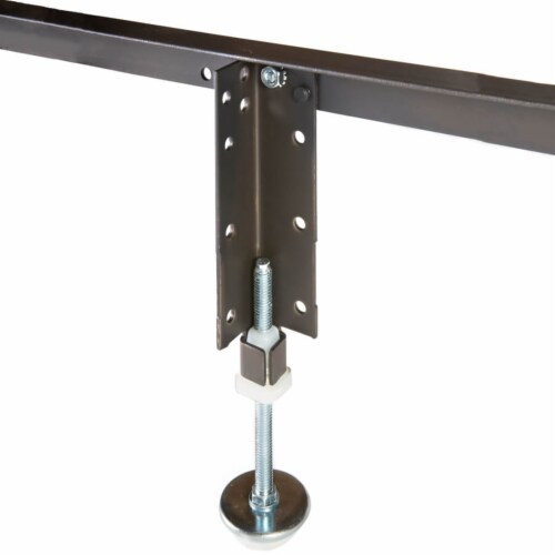 Glideaway Hook In Board Metal Platform Bed Frame w 9 Support Legs
