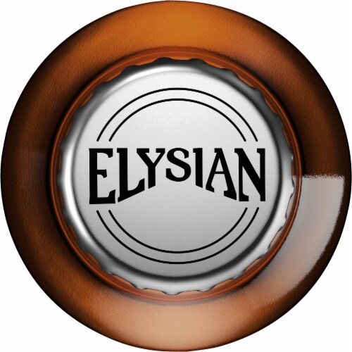 Elysian Brewing Space Dust IPA Bottle Perspective: top
