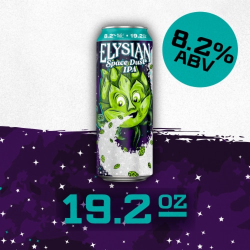 Elysian Space Dust Craft IPA Beer Perspective: top