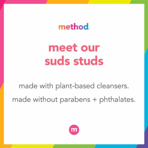 Method Hand Soap, Sweet Water, Made Without Parabens or Phthalates Perspective: top