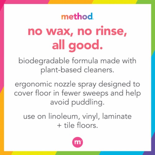 Method® Squirt + Mop Lemon Ginger Hard Floor Cleaner Perspective: top