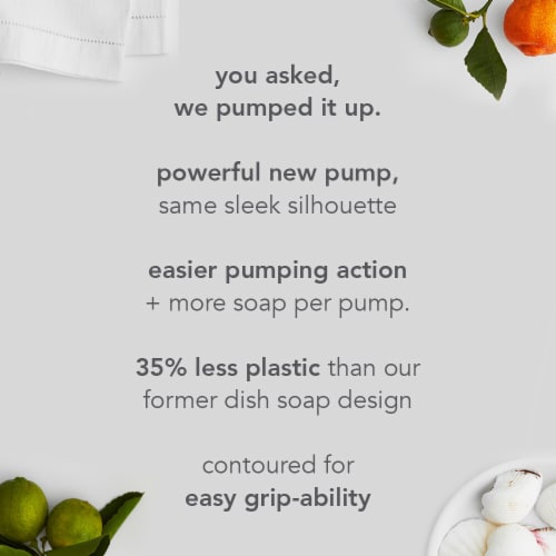 Method Lime + Sea Salt Dish Soap Perspective: top