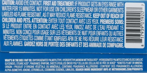 Method Fresh Air Dryer Sheets Perspective: top