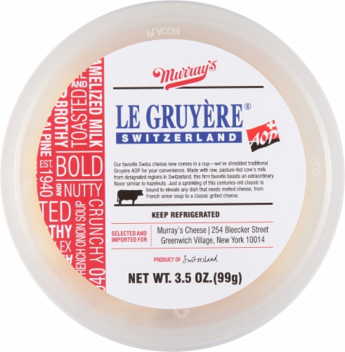Murray's Shredded Gruyere Perspective: top