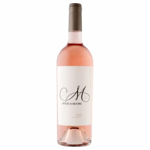 Myles & Moore Rose Wine Perspective: top