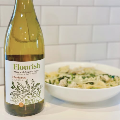 Flourish Organic Chardonnay Perspective: top