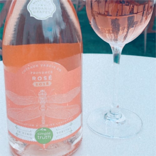 Simple Truth™ Coteaux Various En Provence Rose Wine Perspective: top