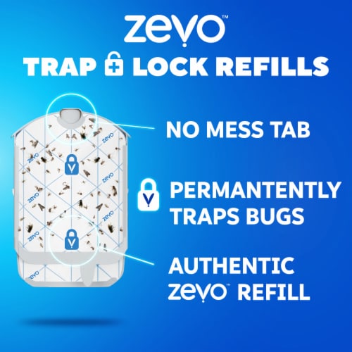 Zevo Flying Insect Trap Refill Cartidges Perspective: top