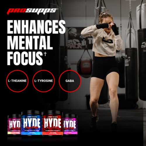 Pro Supps® Mr. Hyde® Blue Razz Popsicle Signature Pre-Workout Dietary Supplement Perspective: top
