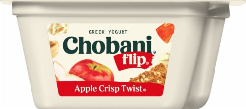 Chobani Flip Apple Crisp Twist Low-Fat Greek Yogurt Perspective: top