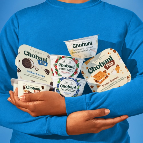 Chobani® Flip® Low-Fat Chocolate Peanut Butter Cup™ Greek Yogurt Perspective: top
