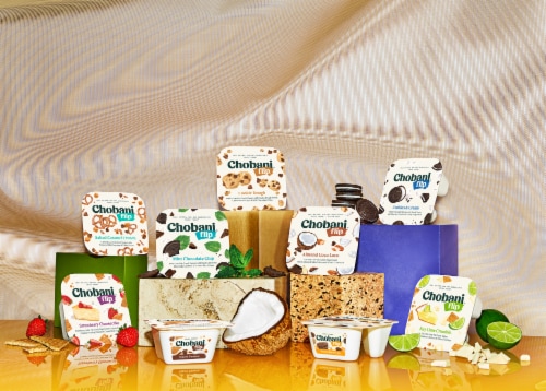Chobani® Flip® Low-Fat Perfect Peach Cobbler™ Greek Yogurt Perspective: top