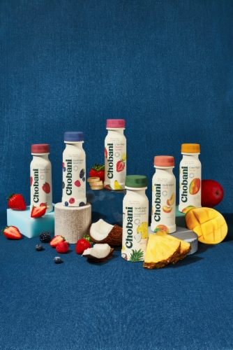 Chobani® Low-Fat Mango Greek Yogurt Drink Perspective: top