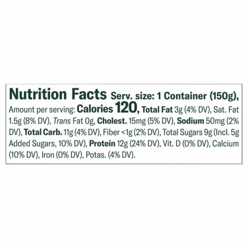 Chobani® Willamette Raspberry Less Sugar Greek Yogurt Perspective: top