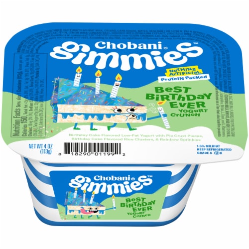 Chobani Gimmies Best Birthday Ever Yogurt Crunch Perspective: top