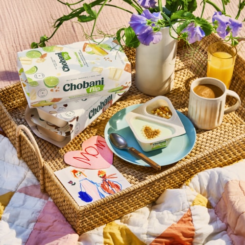 Chobani® Flip® Key Lime Crumble™ Low Fat Greek Yogurt Cups Perspective: top