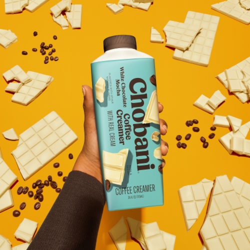 Chobani White Chocolate Mocha Coffee Creamer Perspective: top