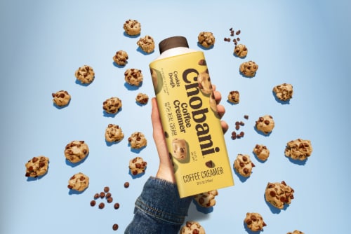 Chobani Cookie Dough Coffee Creamer Perspective: top