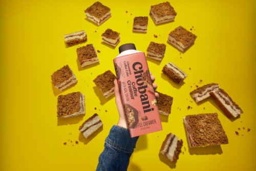 Chobani Cinnamon Coffee Cake Coffee Creamer Perspective: top