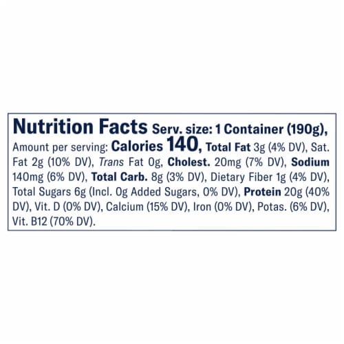 Chobani® 20G Protein Lowfat Greek Yogurt Raspberry Lemon 6.7oz Perspective: top