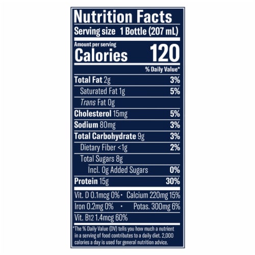 Chobani Zero Added Sugar Greek Yogurt Strawberries & Cream Protein Drink 7 fl oz Perspective: top