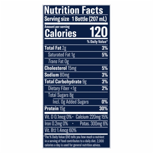 Chobani Zero Added Sugar Greek Yogurt Tropical Punch Protein Drink 7 fl oz Perspective: top