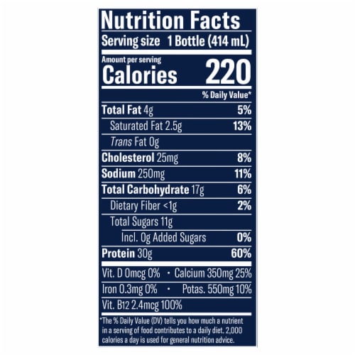 Chobani Zero Added Sugar Greek Yogurt Vanilla Ice Cream Protein Drink 14 fl oz Perspective: top