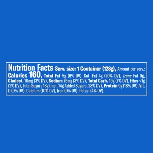 Chobani® Flip® Lowfat Greek Yogurt Limited Batch Red, White & Poppin' Perspective: top