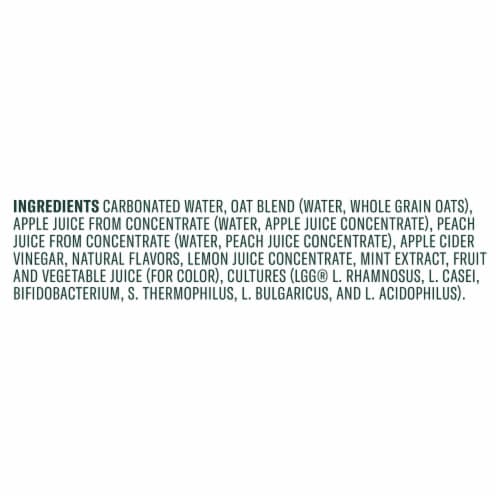 Chobani® Probiotic Peach Mint Plant-Based Drink Perspective: top