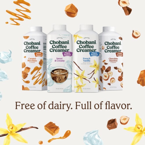 Chobani® Oat Vanilla Coffee Creamer Perspective: top