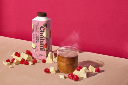 Chobani S'mores Coffee Creamer Perspective: top
