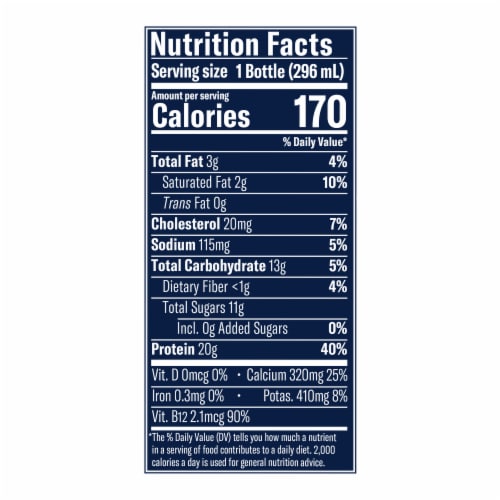 Chobani® Complete Vanilla Protein Greek Yogurt Drink Perspective: top