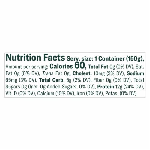 Chobani® Zero Sugar Blueberry Yogurt Perspective: top