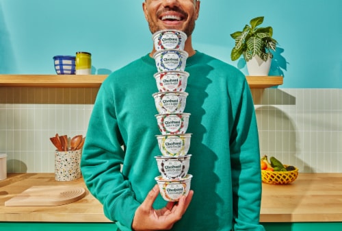 Chobani® Zero Sugar Vanilla Yogurt Perspective: top