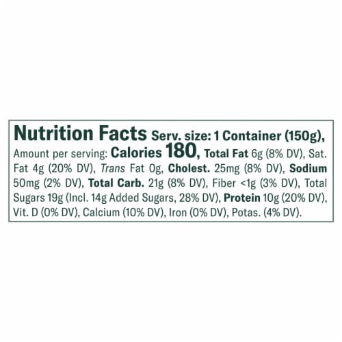 Chobani Creations Greek Cherry Cheesecake Yogurt Cup Perspective: top