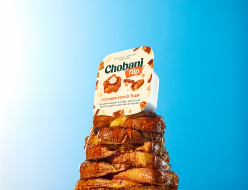 Chobani Flip Greek Cinnamon French Toast Yogurt Perspective: top
