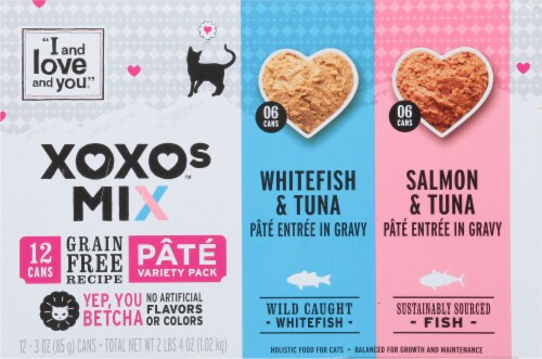 I and Love and You® XOXOs Mix™ Pate Wet Cat Food Variety Pack Perspective: top