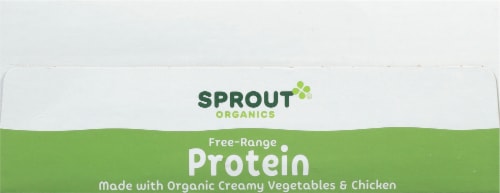 Sprout Organic Creamy Vegetables with Chicken Stage 3 Baby Food Perspective: top