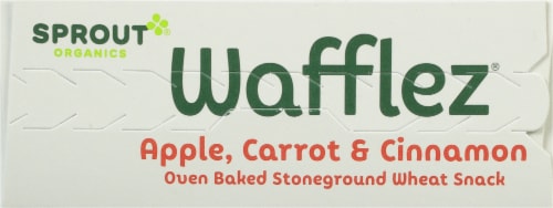 Sprout® Organics Apple Carrot and Cinnamon Wafflez® Perspective: top
