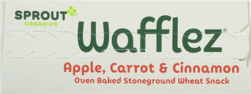 Sprout® Organics Apple Carrot and Cinnamon Wafflez® Perspective: top