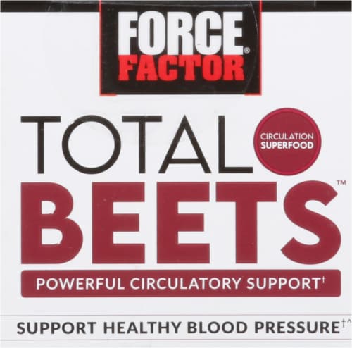 Force Factor® Total Beets™ Circulatory Support Tablets Perspective: top