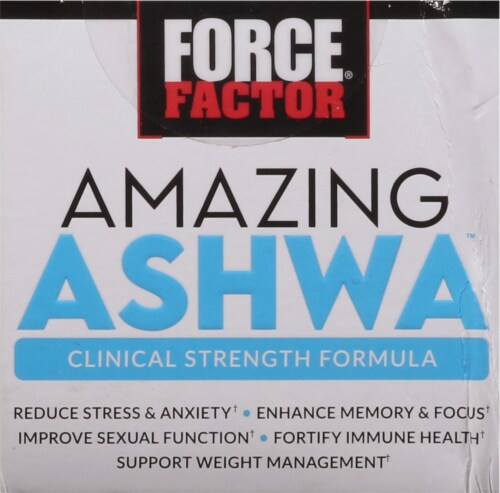 Force Factor® Ashwa Tablets Dietary Supplement Tablets Perspective: top